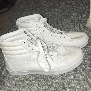 White high top vans